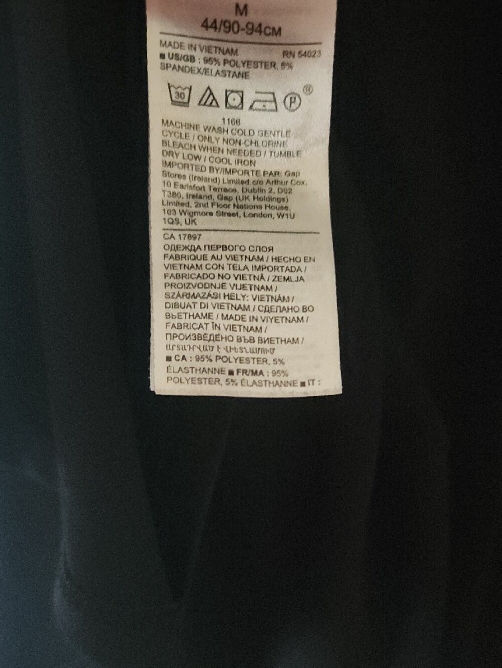 Banana Republic Black Wrap Tie Long-Sleeve Blouse - Picture 5 of 5